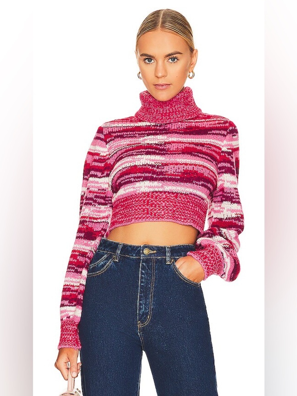 For Love & Lemons Wilma Cropped Turtleneck